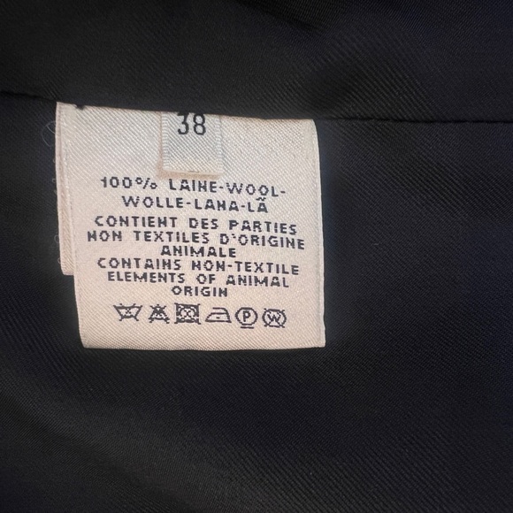 Hermes navy chervon pattern short coat - Picture 8 of 9